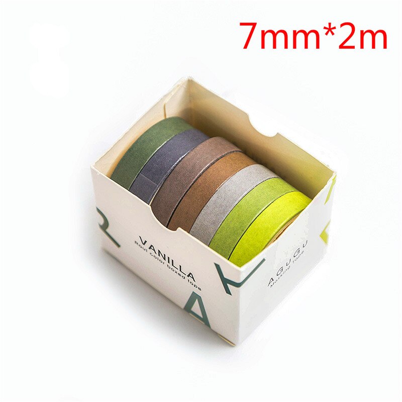 Grid Washi Tape Leuke Decoratieve Plakband Effen Kleur Afplakband Voor Stickers Scrapbooking Diy Briefpapier Tape: 589