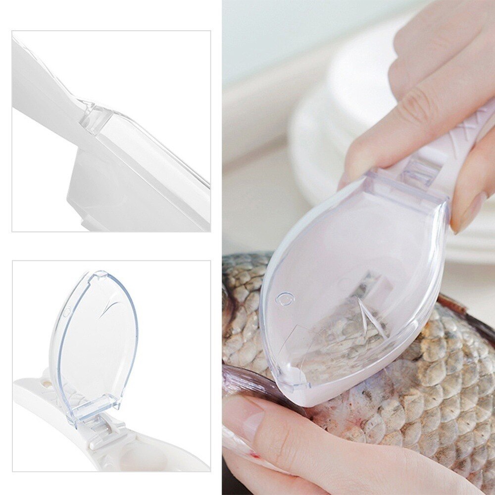 Plastic Fish Scales Scraper Fish Cleaning Scraping Scales Device