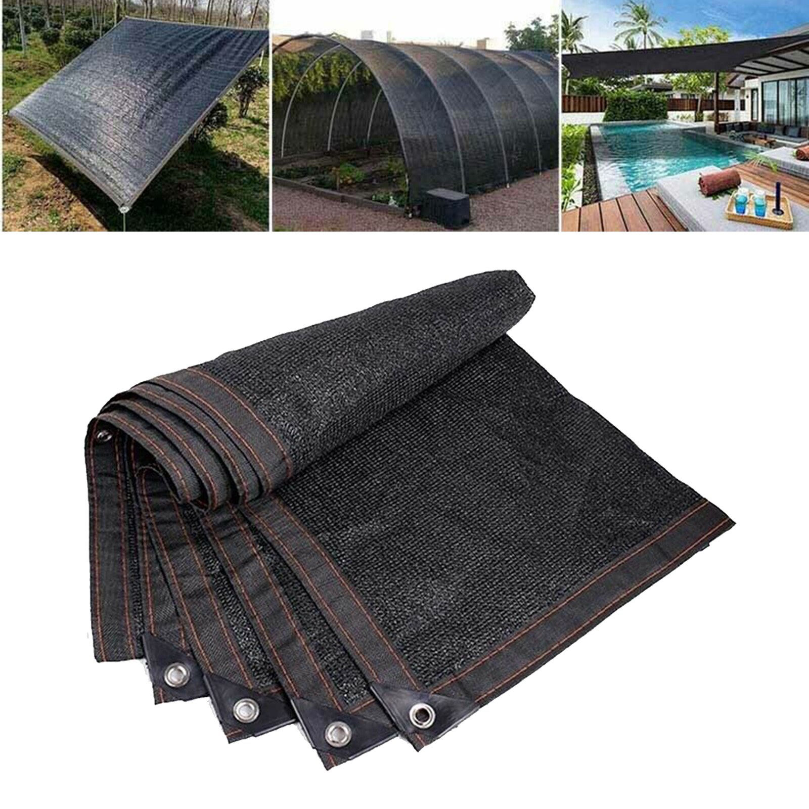 Sunshade Net Anti-UV,Outdoor Garden Sunscreen Cloth,Car Sunblock Shade Cover,Plant Greenhouse Cover
