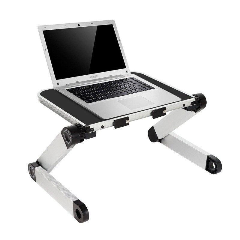 30X24Cm Verstelbare Ergonomische Laptop Stand Draagbare Vouwen Laptop Bureau Voor Bed Woonkamer Boek Stand 360 Graden verstelbare
