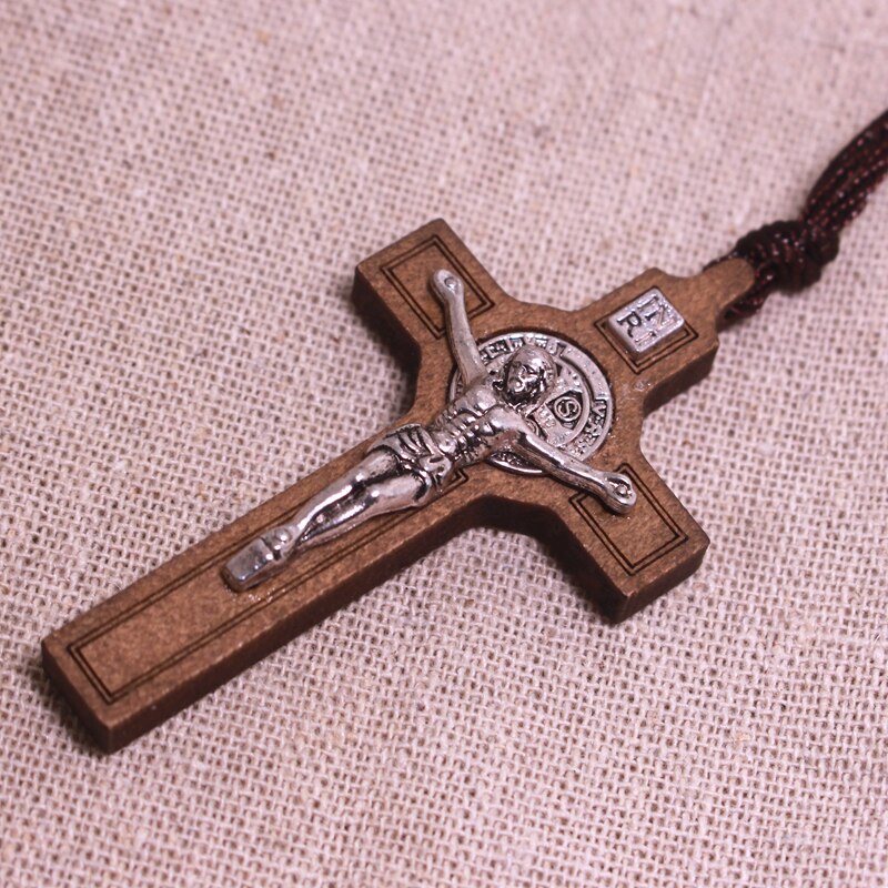 Christian Jesus Houten Kruis Katholieke Kerk Retro Houten Hanger Auto Jezus Op Cross Rosarios Catolicos Jezus Croix Kruisbeeld