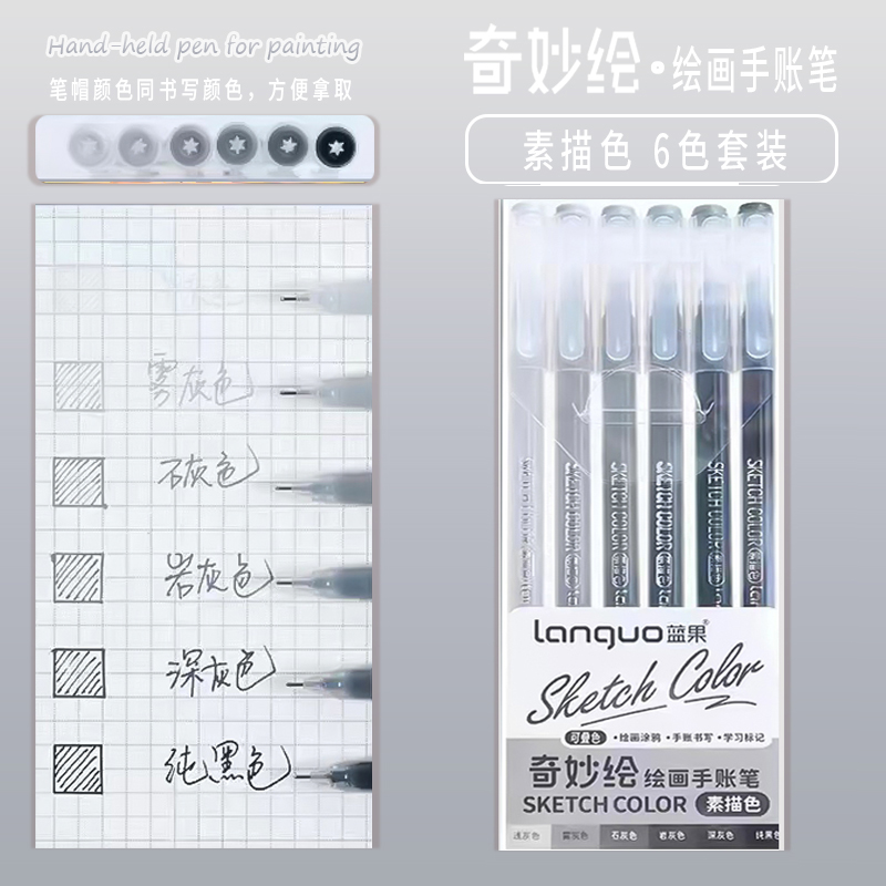 Artículos de papelería estética Kawaii, accesorios para el regreso a la escuela, suministros de arte, marcadores de colores, bolígrafos para colorear, resaltador de bolígrafos de colores: Morado