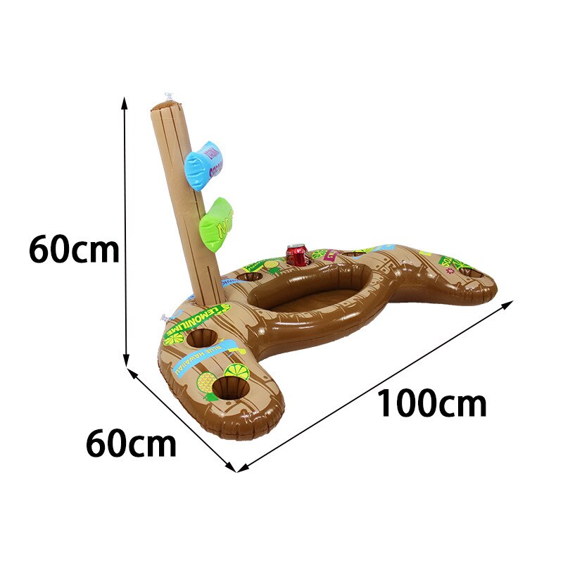 Sommer fest legetøj isspand regnbue sky kopholder oppustelig swimmingpool flyde drikke køligere bord bar strand ø prop