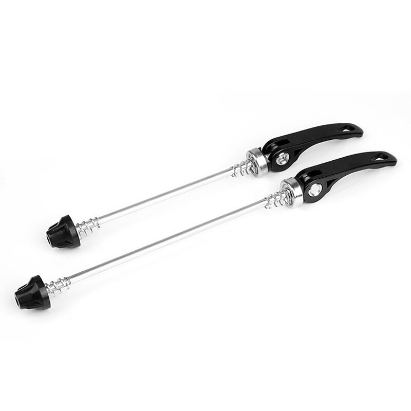 Cykel quick release værktøj quick release bolt håndtag aksel landevej mountainbike kit mountainbike kit 2 stk cykel hjulnav spyd: Sort