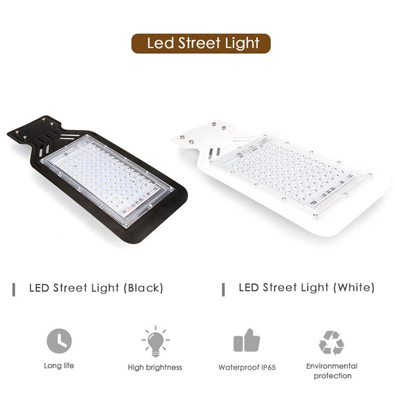 100W LED Street Light 110V 220V Floodlight Wall Light Outdoor Garden Road Street Pathway Spot Light IP65 Waterproof