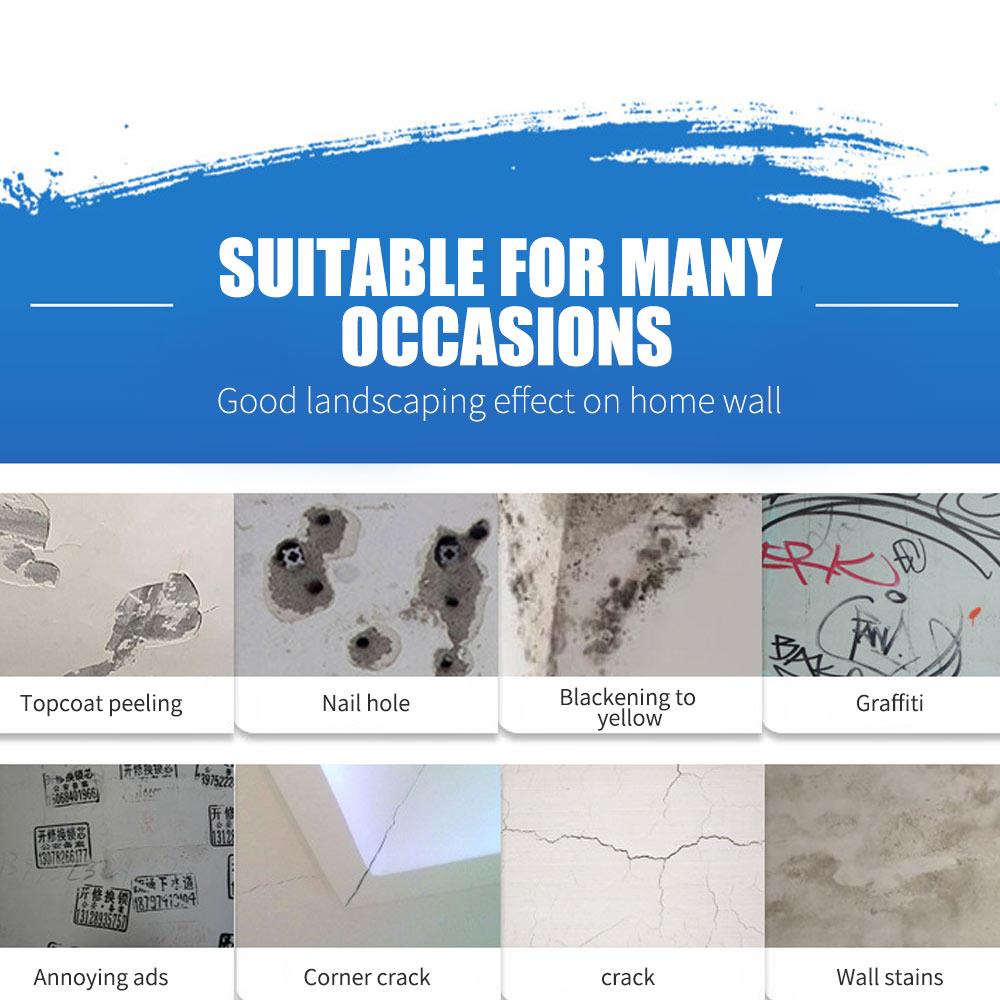 Repair Paint White Wall Mending Agent Durable Wall Repair Plaster Wall Refinishing Paint Mouldproof Quick Drying