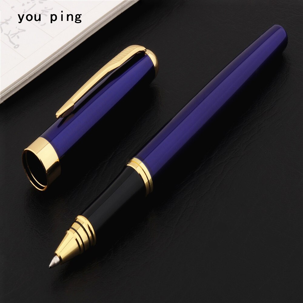 Luxury pen 399 Blue Business office Medium Nib Rollerball Pen School student stationery Supplies Ballpoint Pens