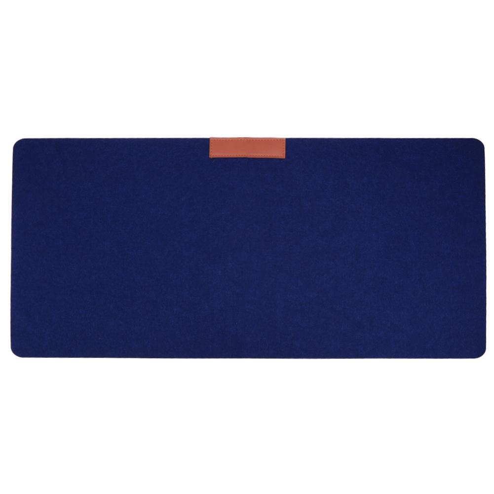 Kantoor Grote Computer Bureau Mat Moderne Tafel Toetsenbord Muismat Wolvilt Laptop Kussen Bureau Mat Gamer Mousepad Mat 700x330MM: Blue