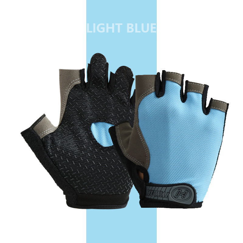 Ademend Half Vinger Gym Halters Handschoenen Mannen Vrouwen Bodybuilding Crossfit Oefening Sport Handschoenen Voor Fietsen Fiets Anti Slip: Roze / XL