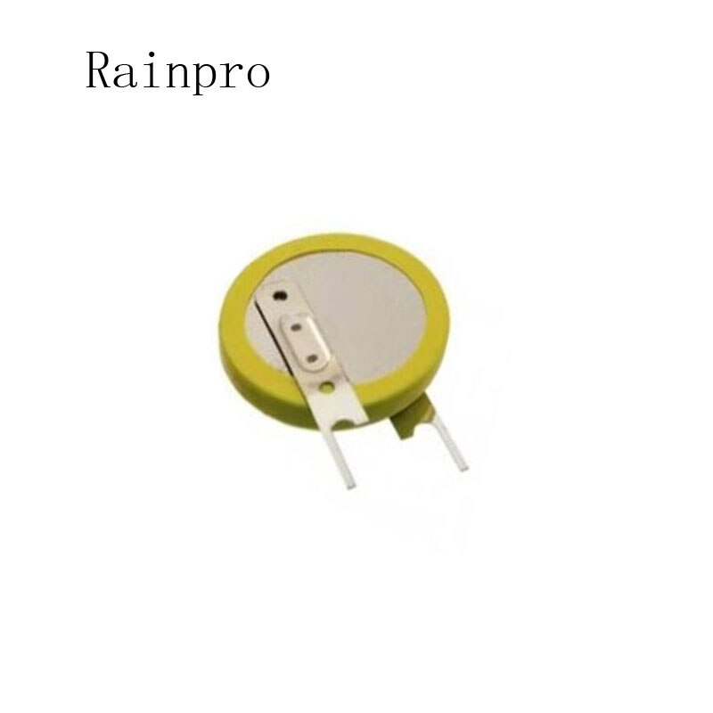 Rainpro 4 stks/partij LIR2032 2032 Verticale lassen voet lithium batterij knoopcel.