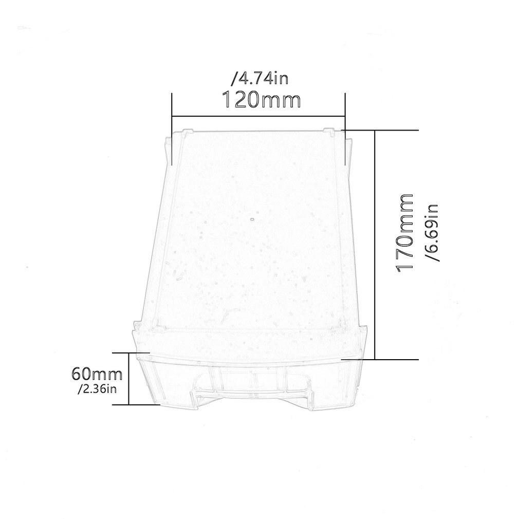 Plastic Tool Box Transparent Toolbox Electronic Components Screw Storage Box Electronic Plastic Parts Tool Boxes