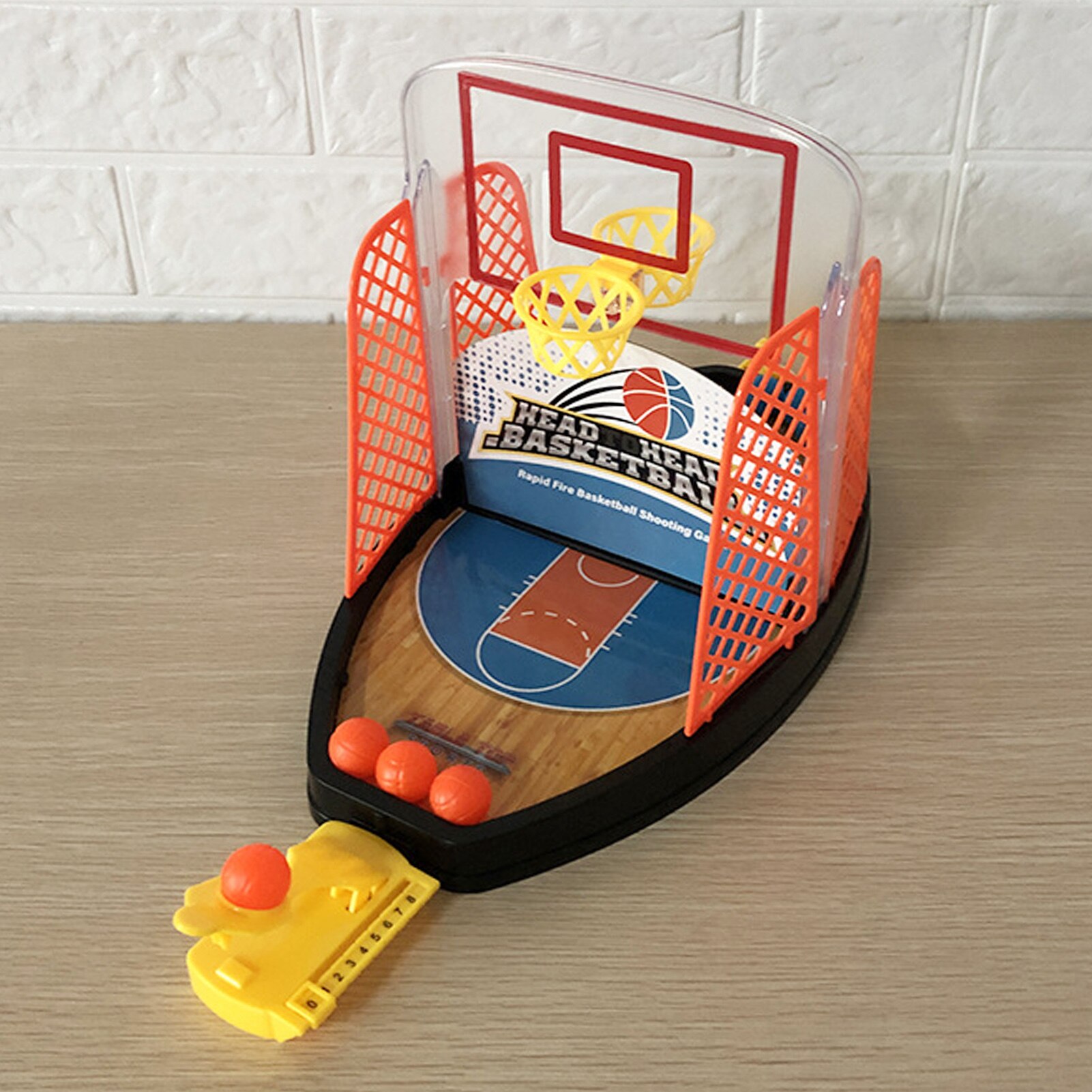 Basketball Shooting Game 2-sides Fun Finger Shoot Desktop Toy
