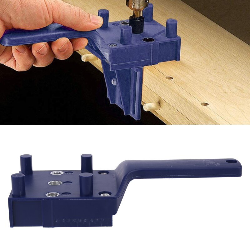 Ameribox Handheld Woodworking Doweling Jig Kit – Drill Guide & Hole Saw Set