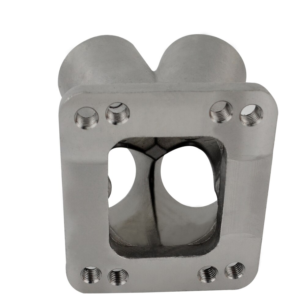 Coletor t3 t4 da fusão do coletor do encabeçamento do turbocompressor do aço inoxidável 4-1 do molde com flange t3 PQY-THM01-4