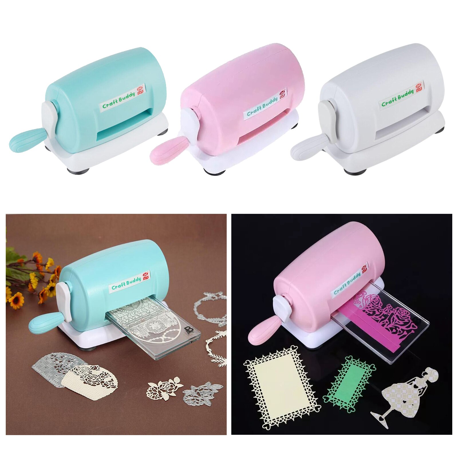 Manual Die Cutting Embossing Machine for Arts Crafts Scrapbooking Cardmaking DIY Paper