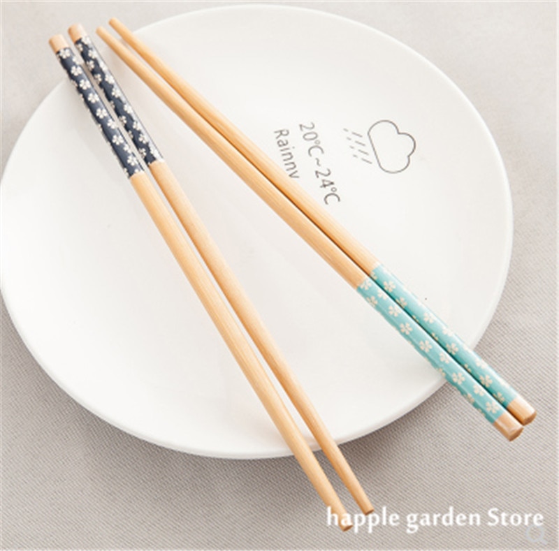 reutilizable chino clásico de madera palillos tradicional Vintage bambú Natural artesanal palitos para Sushi herramientas de cocina