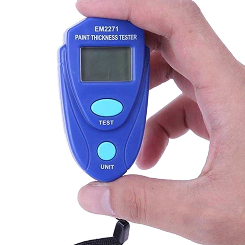 Digital Painting Thickness Meter Mini Paint Coating Gauge with LCD Display ± 0.1