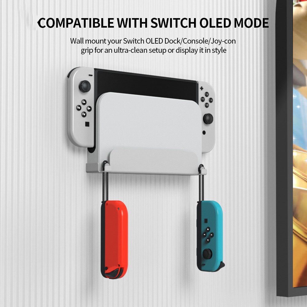Wall Stand Holder Protector for Nintendo Switch Console Switch Dock Bracket Support Nintendo Switch OLED TV Dock Accessories