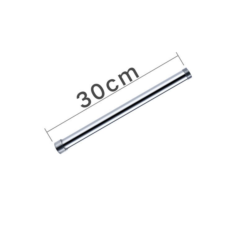 Durcheinander Dusche Rohr Verlängern Rohr 30CM Verlängerung Rohr Bar, erhöhen rohr schiebe Bar dusche rohr verlängern rohr Schlecht zubehör: Chrom