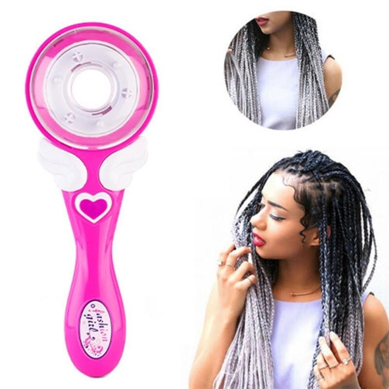 Automatische Haar Braider Diy Stijlvolle Vlechten Kapsel Tool Twist Braider Machine Haar Vlecht Weave Roller Speelgoed Voor Meisje