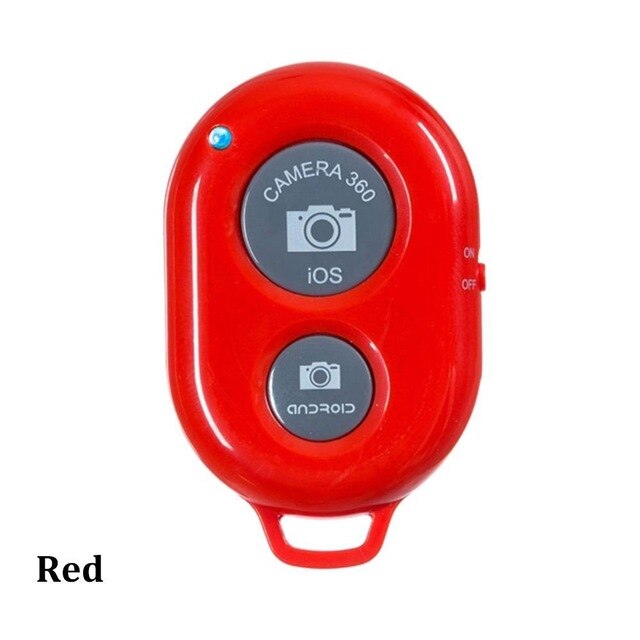 Wireless Bluetooth Smart Phone Camera Remote Control Shutter For Selfie Stick Monopod compatible Android IOS For iPhone Samsung: F