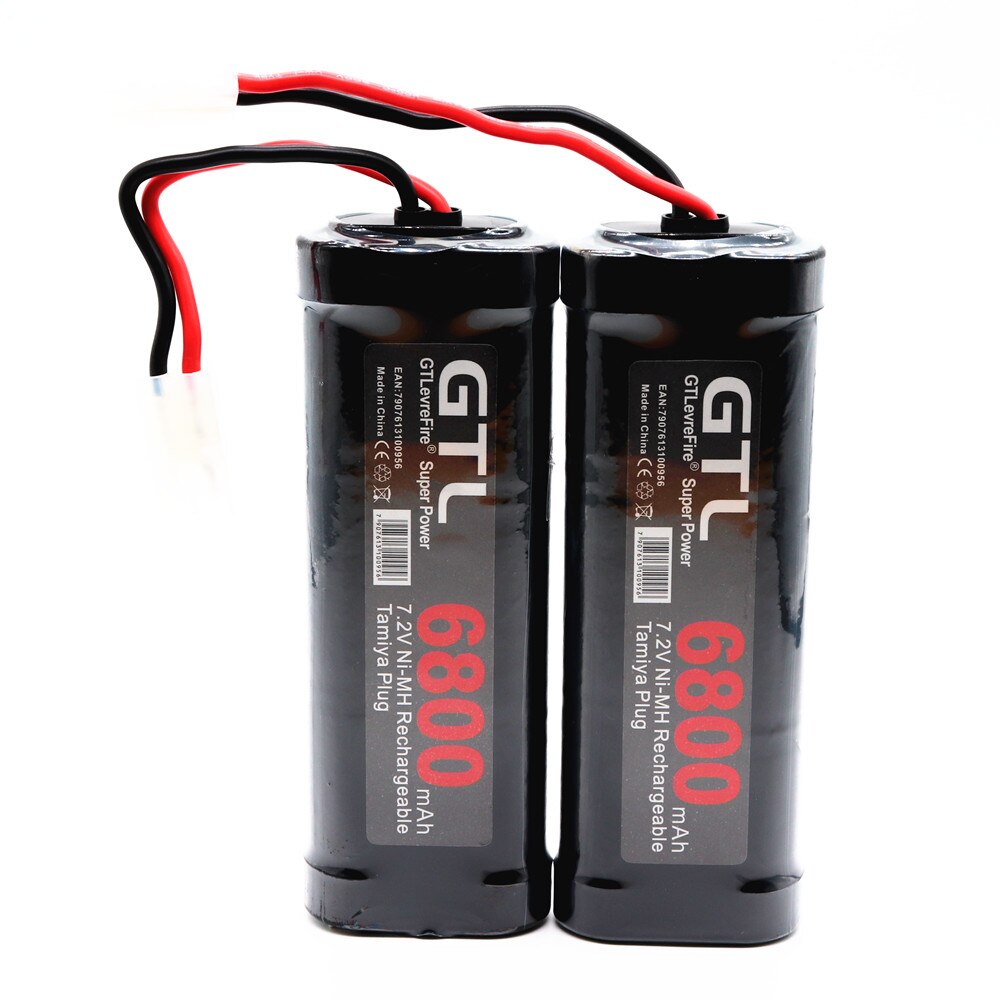 7.2V Battery 6000mAh NiMH Batteries Pack For RC Car Truck Buggy Boat Tank Ni-Mh Baterias gray supper power