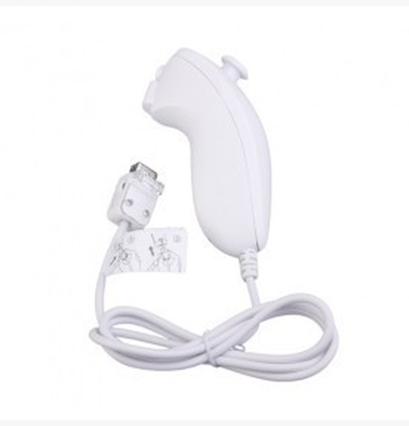 Contrôleur de jeu 4 couleurs pour télécommande nunchuk nunchuck pour étui en Silicone Wii