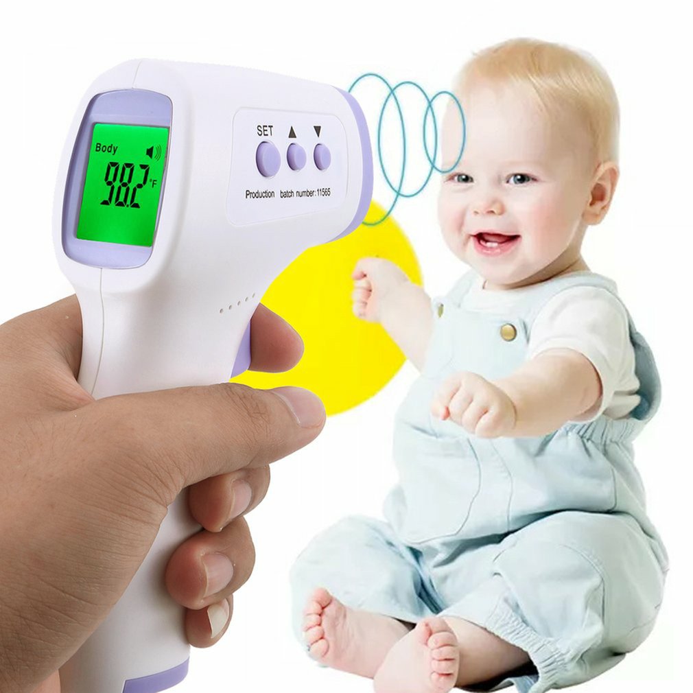 Digital Thermometer Forehead Ear Non-Contact Body Termometro Infrared Adult Body Fever IR Children Thermometer Fever Measure