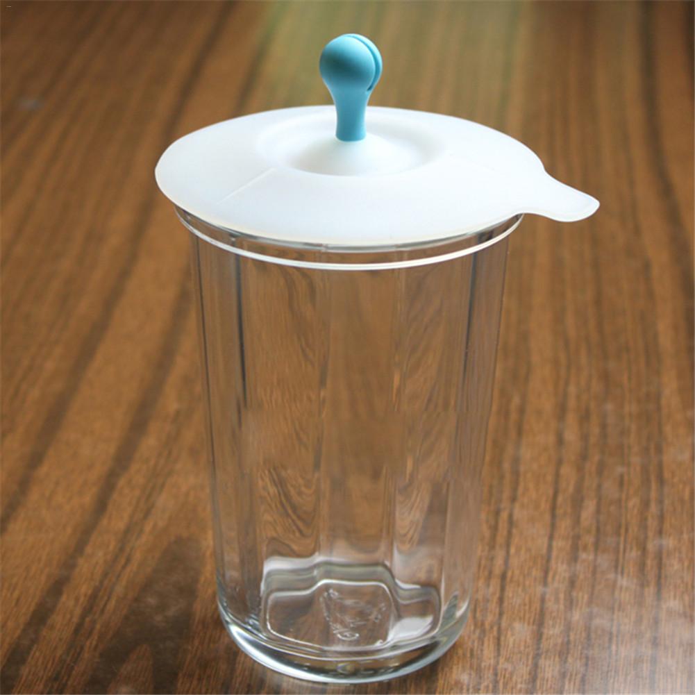 Tapas de silicona a prueba de fugas para tazas, tapa para taza reutilizable resistente al calor, cubierta sellada, accesorios de cocina, tapas para tazas de té