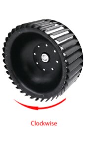 PP Centrifugal Wheel Fan Dia. 168mm Blower Fan Wheel Blades Anti-corrosion Plastic Blower Wheel Impeller Ventilation Fan Blades: CW