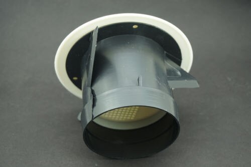 2 stk/parti 70mm mount dia abs plast luftventil udløbsgitter væg rundt ventilationsdæksel