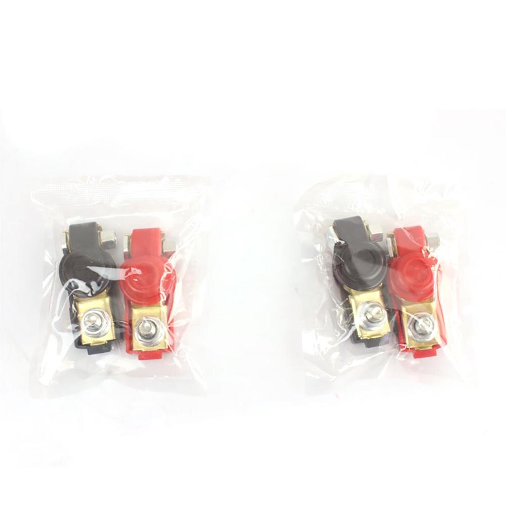 2 st batteriterminal tunga bil fordon snabbkoppling kabel klämklämma universal konserveringsmedel hållbara biltillbehör