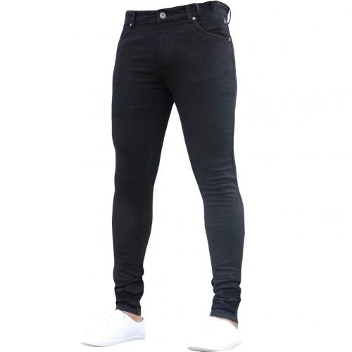 Spring Autumn Men's Skinny Jeans Denim Pants Leggings Long Trousers