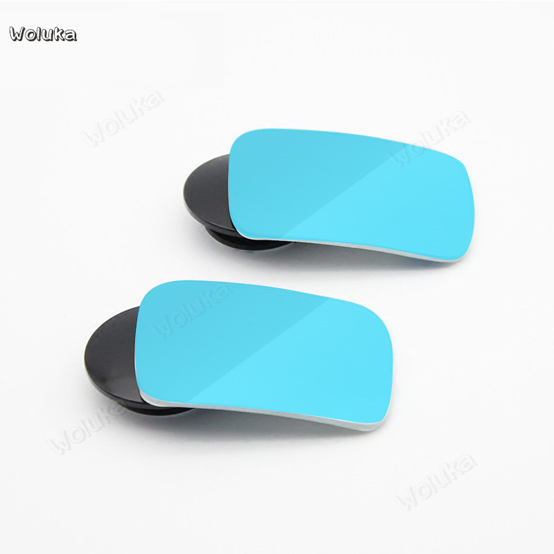 Automotive rear view mirror small round mirror blue mirror Square wide angle reverse mirror anti-glare CD50 Q02