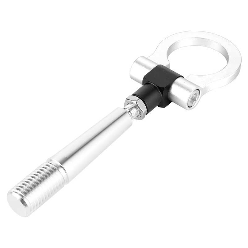 tow hook trailer towing hitch Tow Hook for JDM Style Screw on Track Racing Towing Fit for Infiniti FX35/FX45/FX50 QX70: Silver