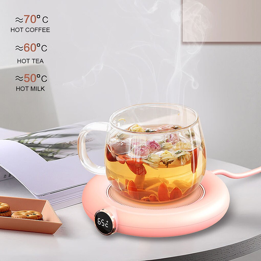 Chauffe-tasse électrique USB, pour café, thé, lait, eau, boissons, température, pour la maison, le bureau, de noël