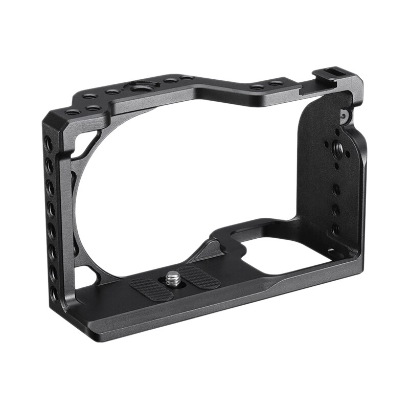 UURig C-A6600 Gabbia Fotocamera per Sony A6600 1/4 Foro Filettato per Top Handle Monitor Mic HA CONDOTTO LA Luce Fredda Shoe Mount gabbia di protezione