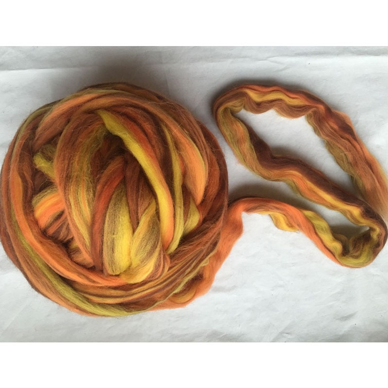 WFPFBEC mixture Merino Wool for felting wool roving fiber 50g 100g 200g 300g 500g 1000g Perfect in Wet and needle Felting no.104