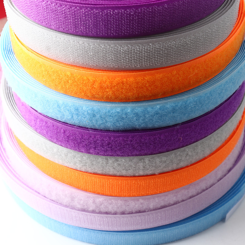 20Mm Self-Adhesive Velcro Color Hook and Loop Self-Adhesive Buckle Belt Clothing Backpack Diy Hand-Sewn Jewelry Accessories 2M