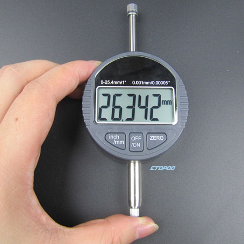 0.001mm Digital Dial Indicator Precise Micrometer 25.4MM/1" Micrometer Meter Vertical Electronic Dial Gauge Tools RS232 Data Out