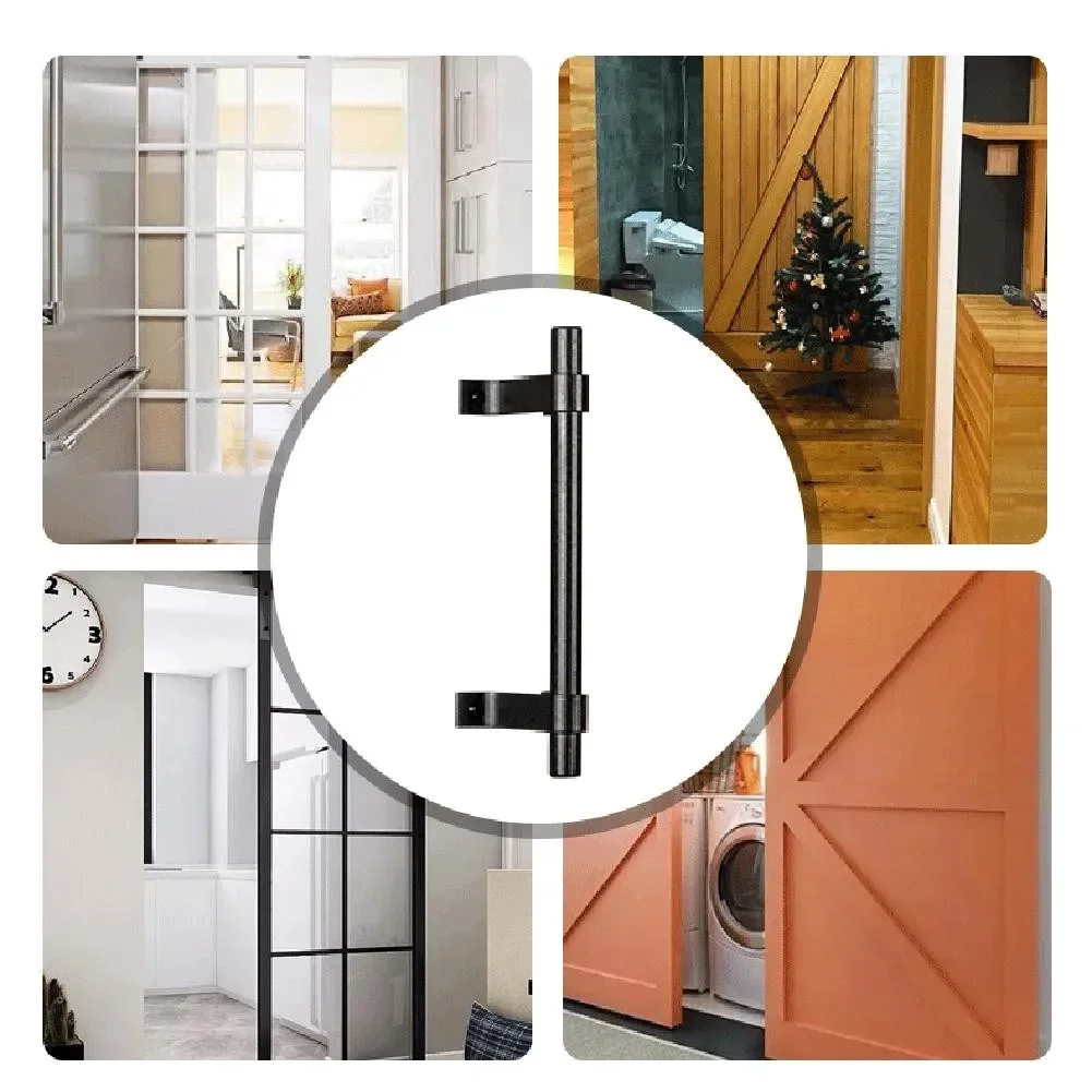 Kohlenstoffs tahl Scheunentor Griff Land Schiebe tor Zug griff alte Jahrgang Hardware- Holztür griffe Hardware-