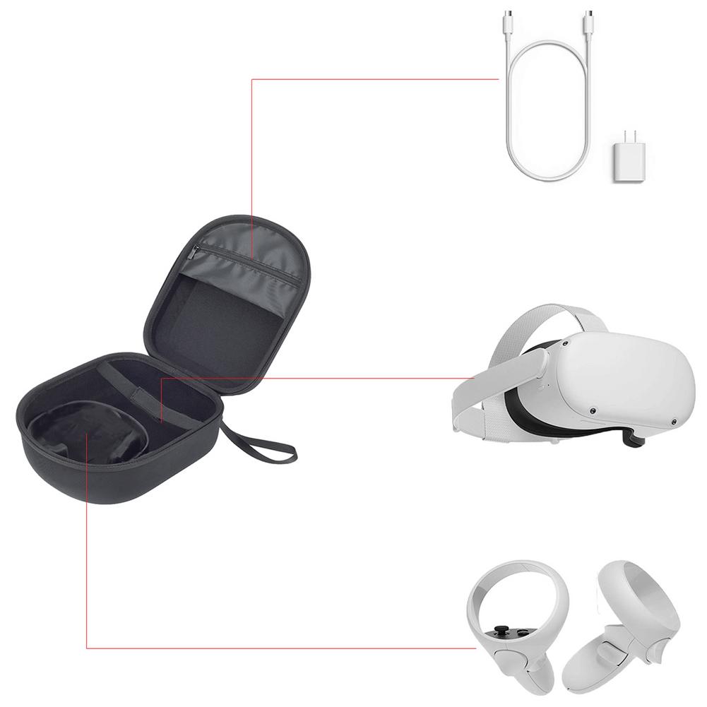 EVA VR accessoires pour Oculus Quest 2 VR casque mallette de voyage sac de rangement dur pour Oculus Quest2 pochette de protection