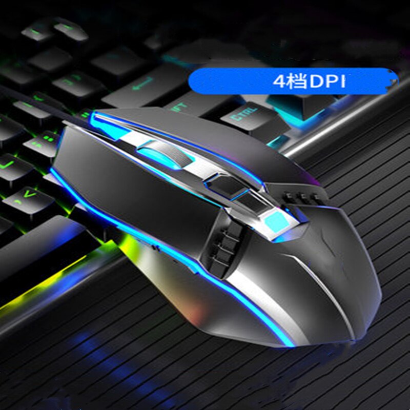 For Mechanical Keyboard and Mouse set for Games, Wired Game Keyboard Mouse, International Big Card