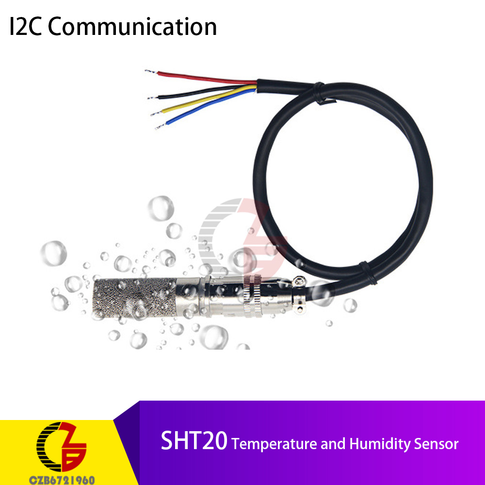 Modbus I2C RS485 SHT10/SHT20 Temperature Humidity Sensor Transmitter Module Soil Moisture for Incubator Thermostat Humidistat: WHITE