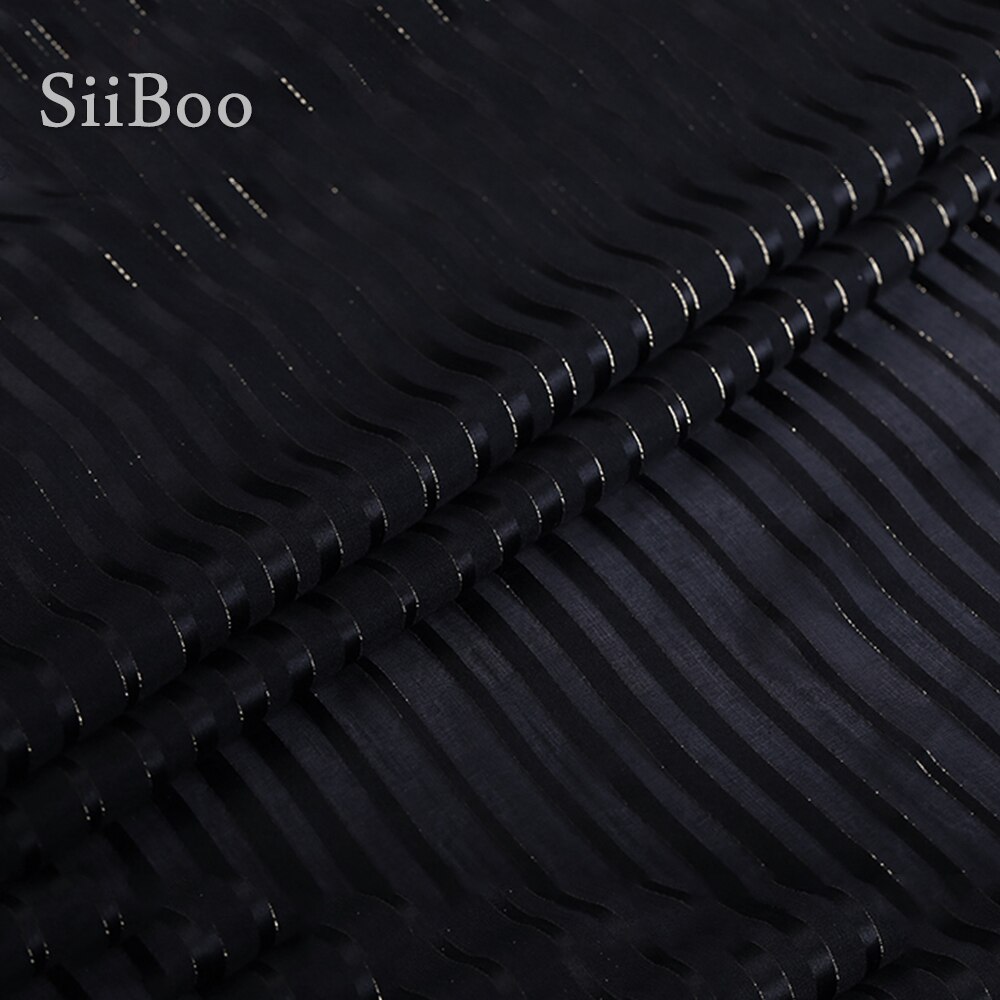 Lujo lurex stripe brocado 100% tela de seda pura para vestido de 8mm SEDA natural tissu tecidos stoffen telas para coser SP5255