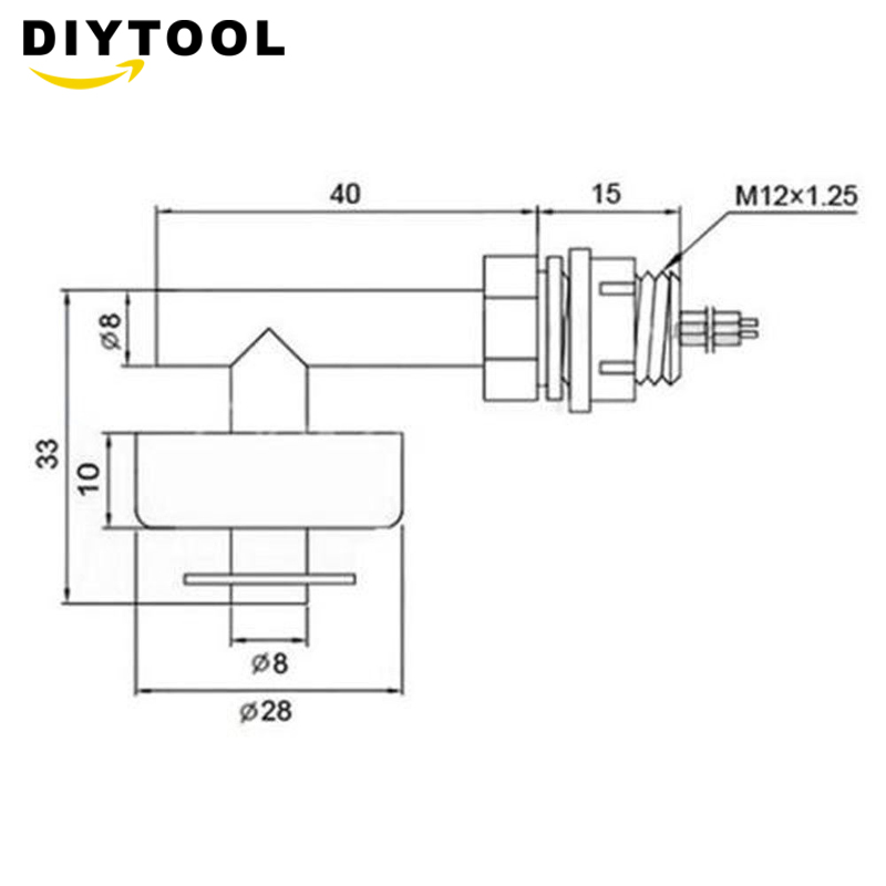 Liquid Water Level Sensor Right Angle Float Switch