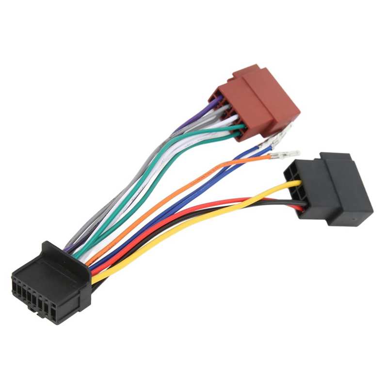 Radio Wiring Harness Adapter Flexible ISO Radio Harness Adapter Compact for Travel