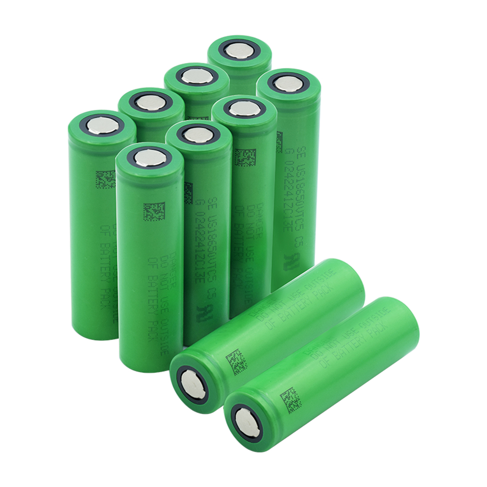 18650 lithium Li-po battery 2600mAh VTC5 30A High Drain 18650 Li-ion Lithium Rechargeable Battery For Flashlight batteries: 10 Pcs