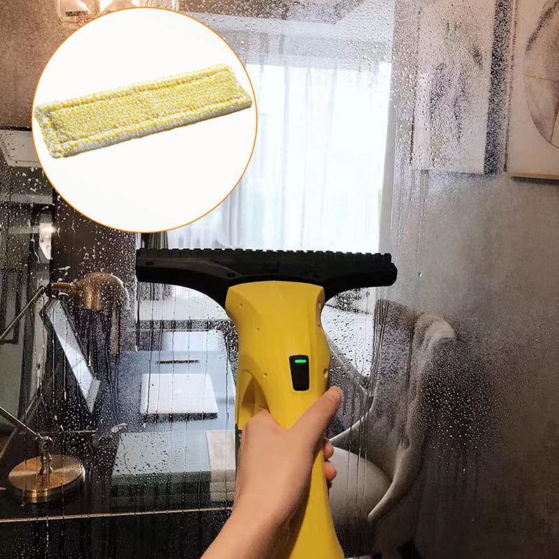 Voor Karcher WV2 WV5 Venster Stofzuiger Wasbare Mop Doek Onderdelen Glas Schone Vodden Rubberen Strip Veeg Glazenwasser