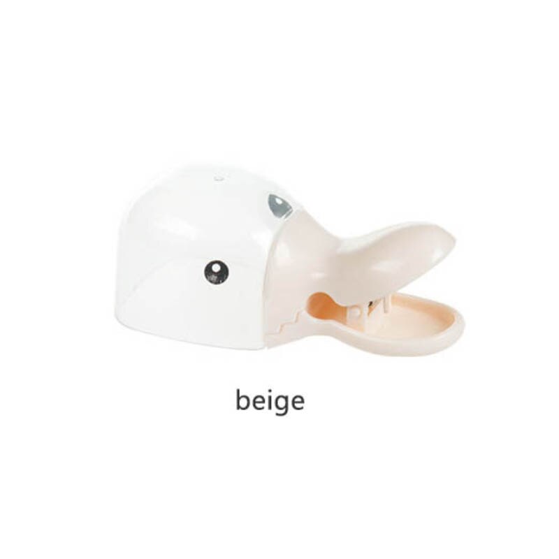 1 Pcs Eend Vorm Water Lepel Multifunctionele Rijst Maatbeker Rijst Schop Plastic Granen Rijst Zakken Afdichting Clip Keuken Gadgets: Beige
